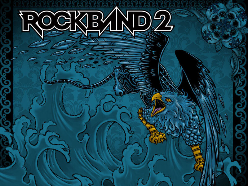 Rock Band 2 game cover art