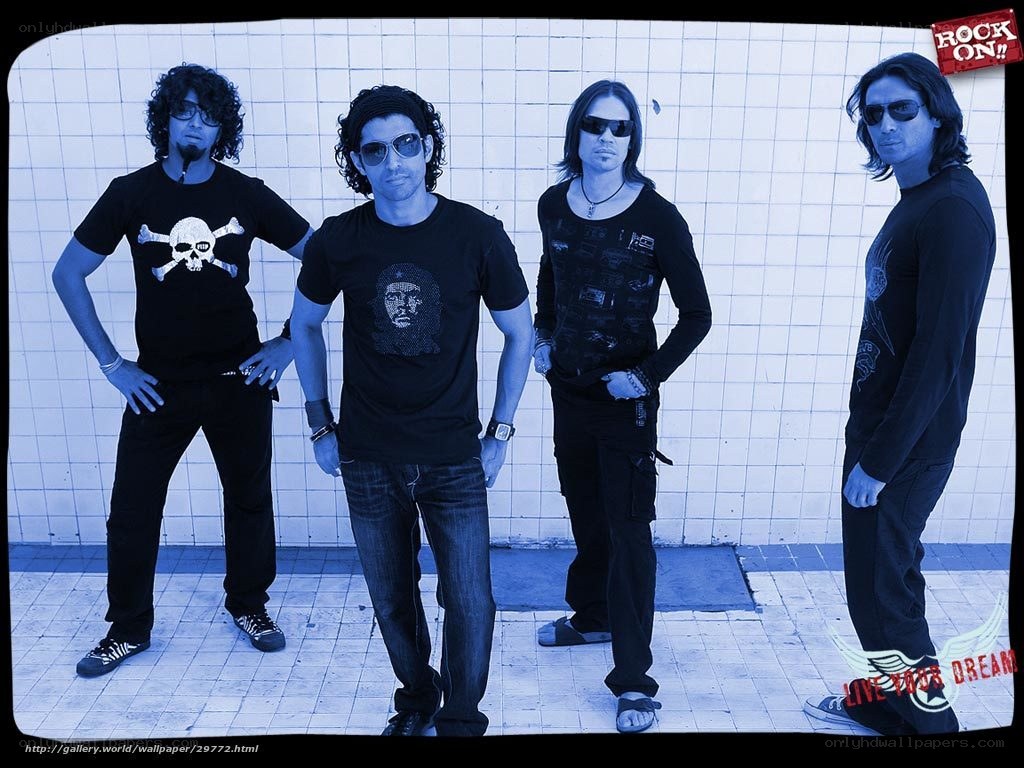 rock band group photo