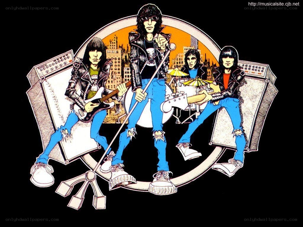 rock band illustration artwork