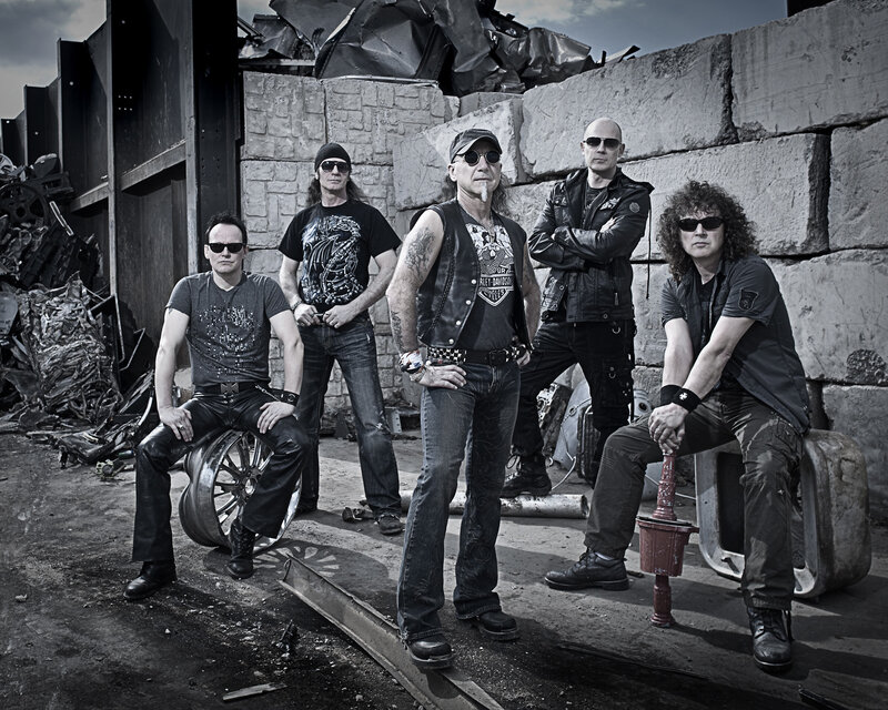 Rock Band in Junkyard