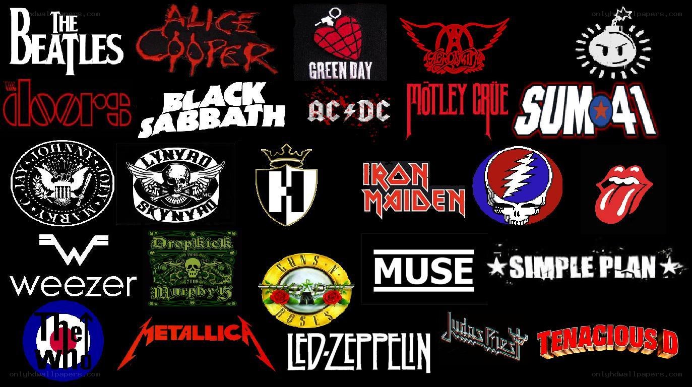 rock band logos collection