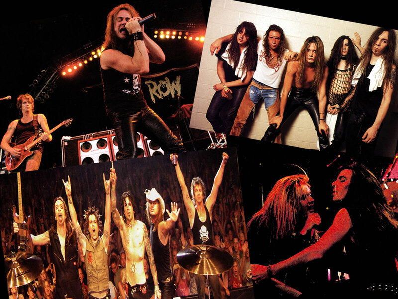 Rock Band on Stage — Black