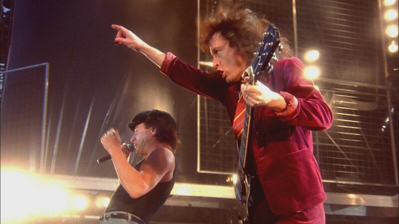 rock band performing on stage
