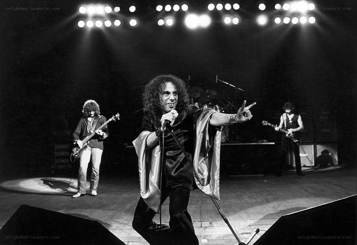 Rock band performing on stage