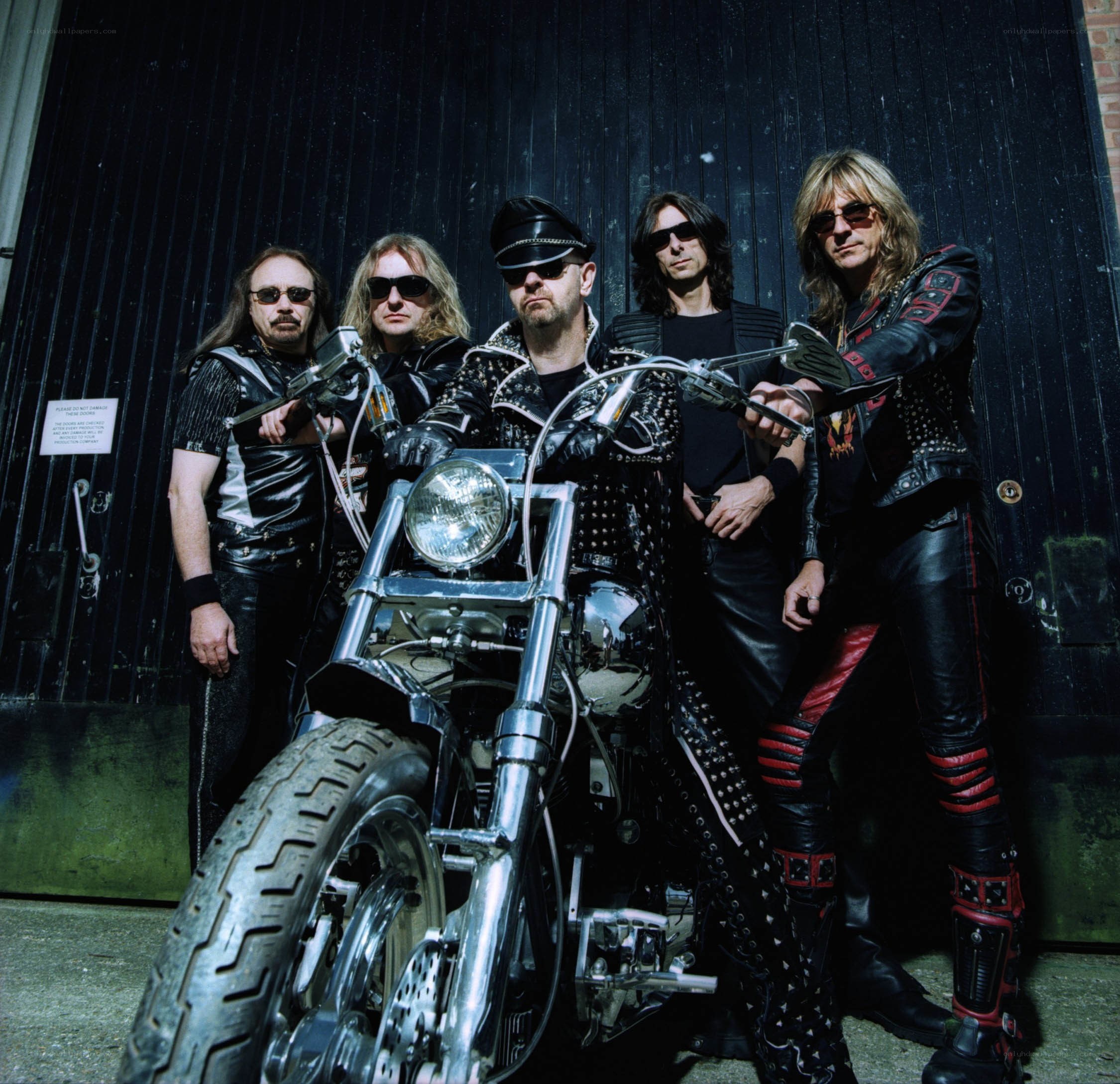 rock band with motorcycle