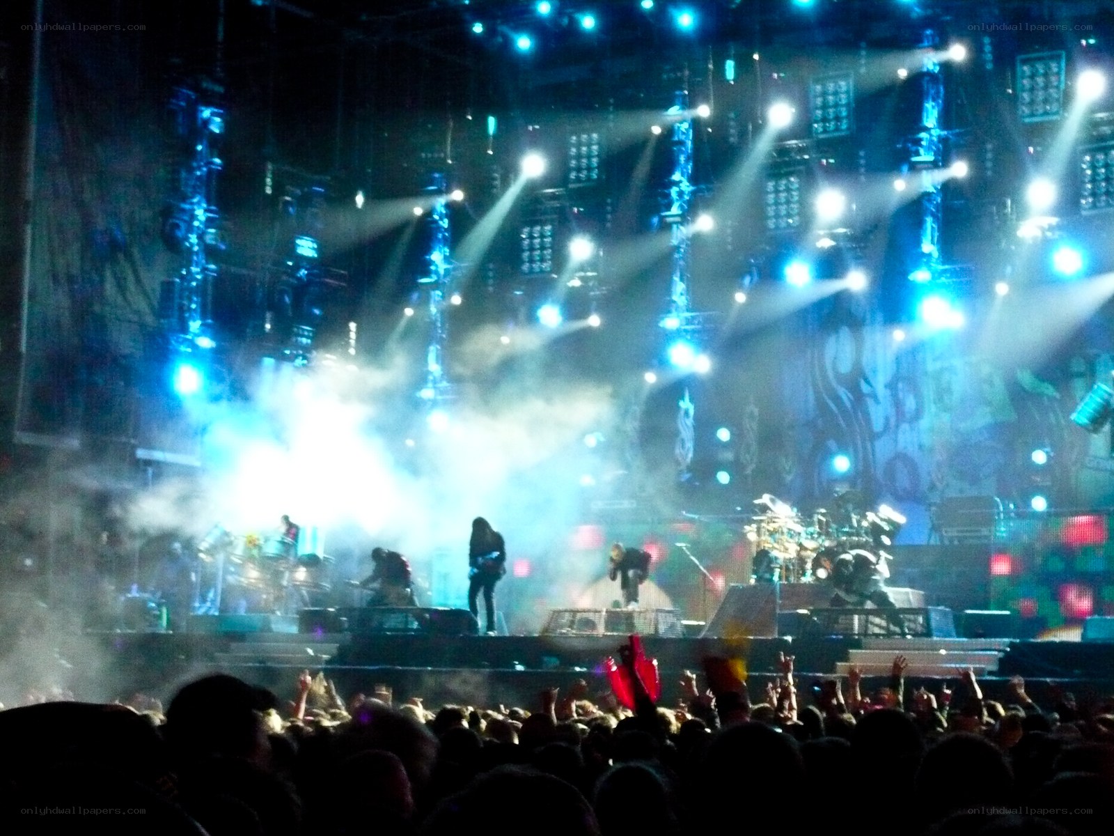 rock concert on stage