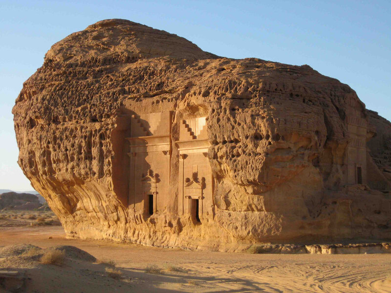 Rock-cut Tombs in Desert