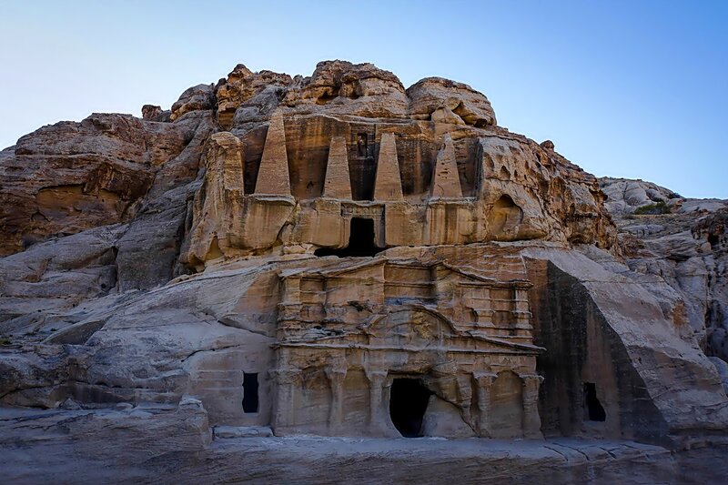 Rock-cut Tombs in Petra — Brown