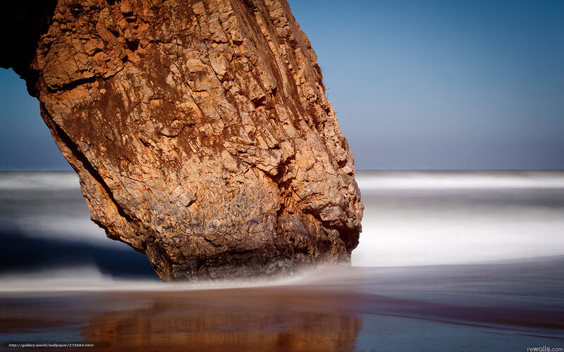 Rock formation at the beach