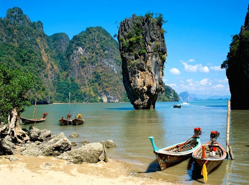 Rock Formation in Bay