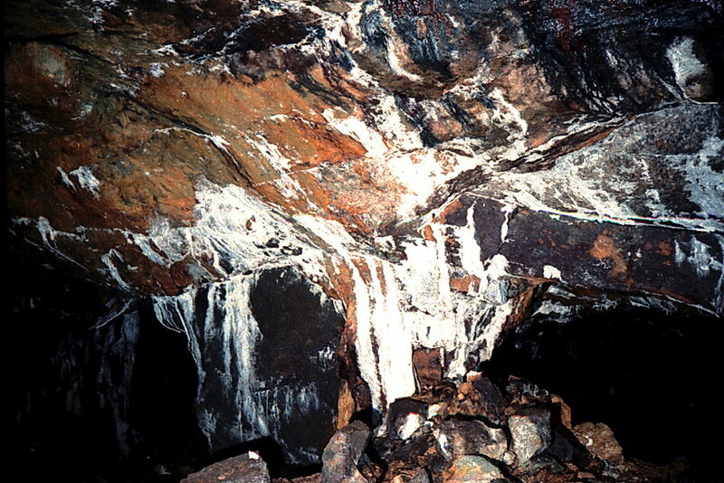 Rock Formation in Cave — Brown, Dark