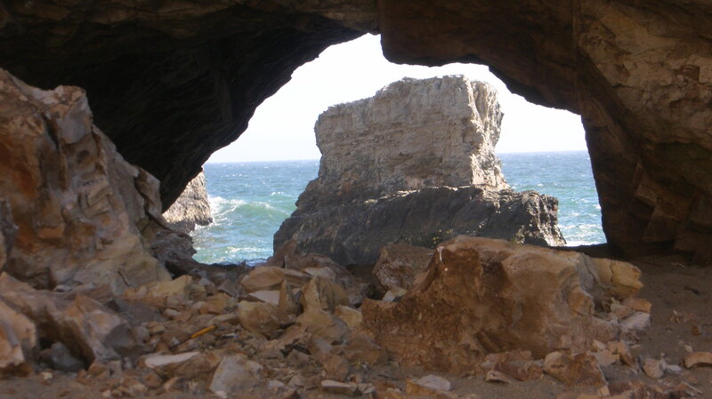 Rock Formation in Cave — Brown, Serene