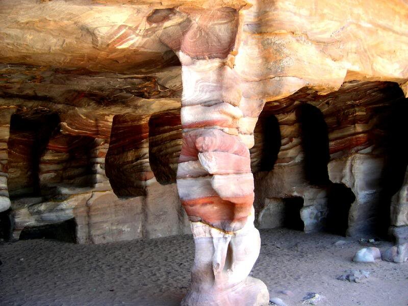 Rock Formation in Cave — Brown