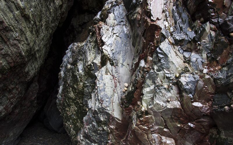 rock formation in cave