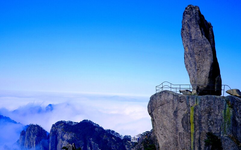 Rock Formation in Clouds