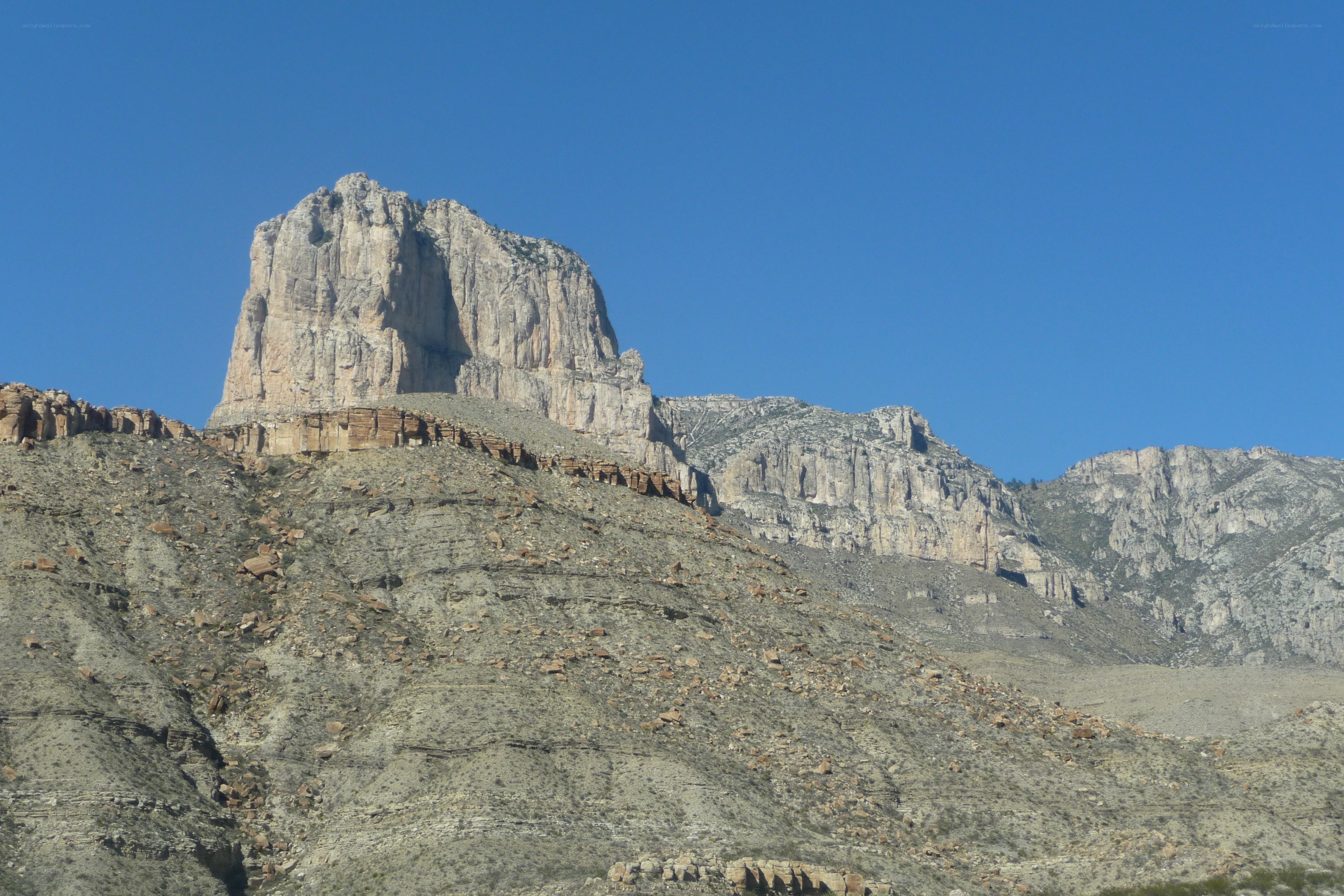 rock formation in desert landscape