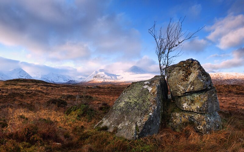 Rock Formation in Moorland
