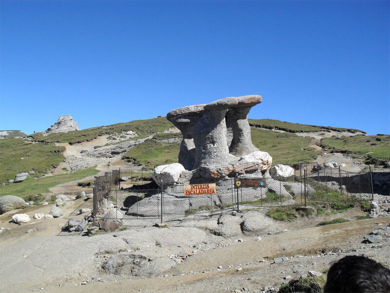 Rock Formation in Mountains — Blue