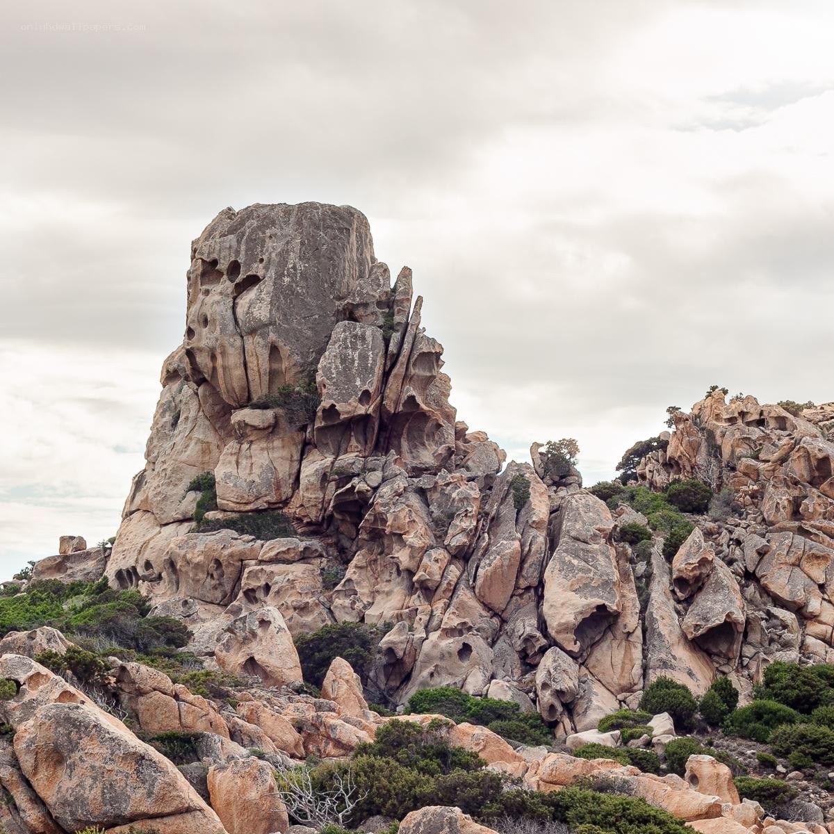 Rock formation in Sardinia