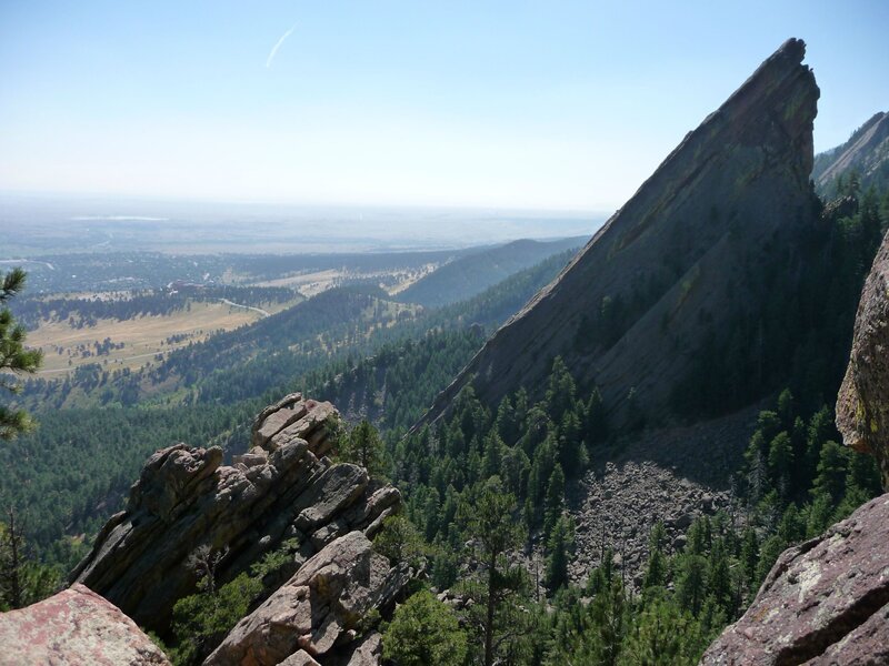 Rock Formation in Valley — Green, Serene