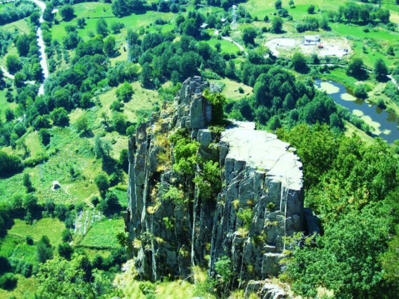 Rock Formation in Valley