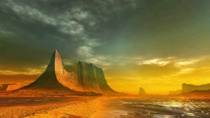 Rock Formation on Alien Planet