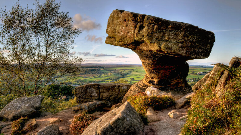 Rock Formation on Hilltop