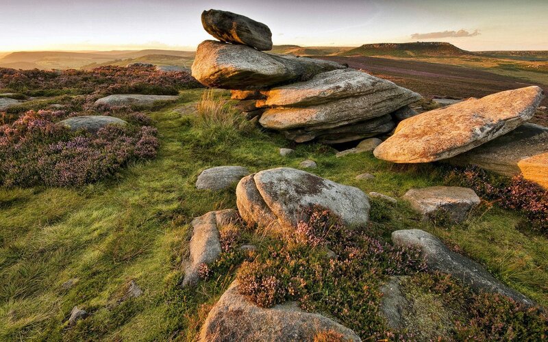 Rock Formation on Moorland