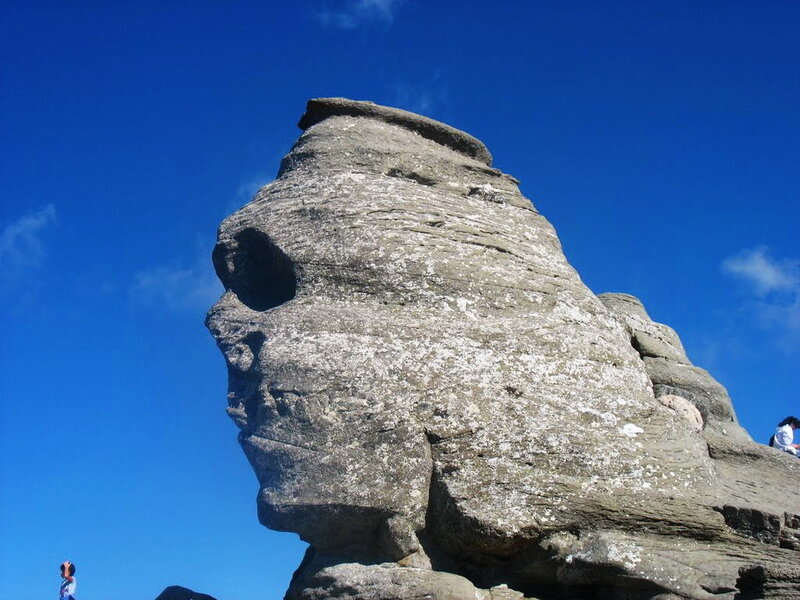 Rock Formation Resembling Face