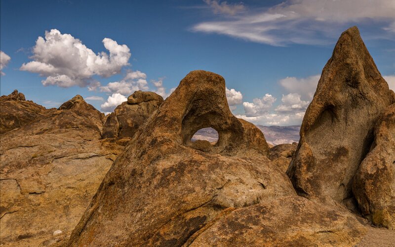 Rock Formation with Hole — Brown