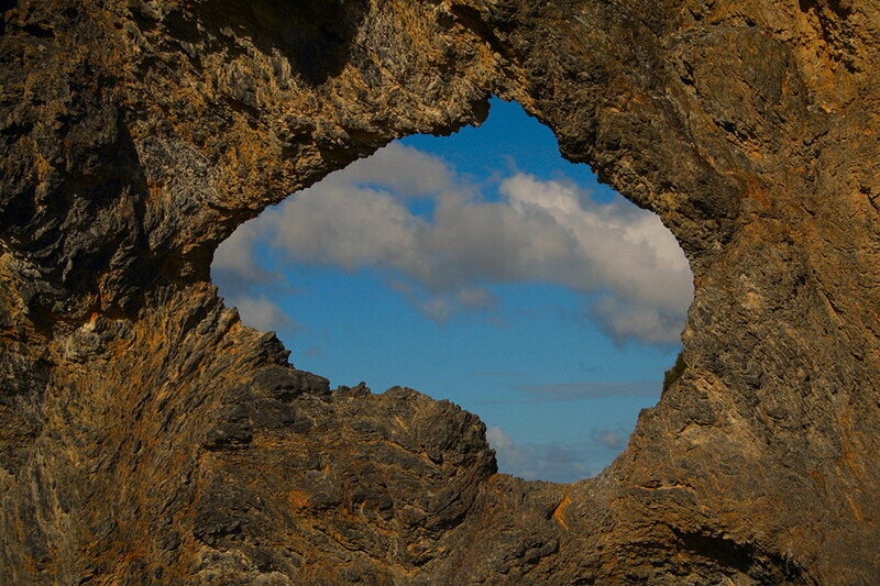 Rock Formation with Hole