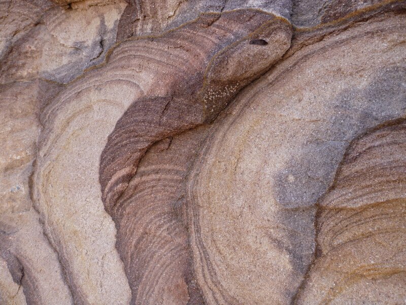 Rock Formation with Layers — Brown, Natural