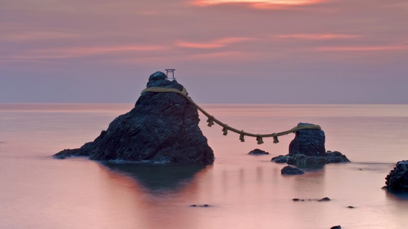 Rock Formation with Rope