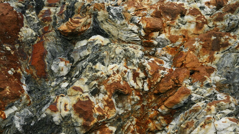 Rock Formation with Rust