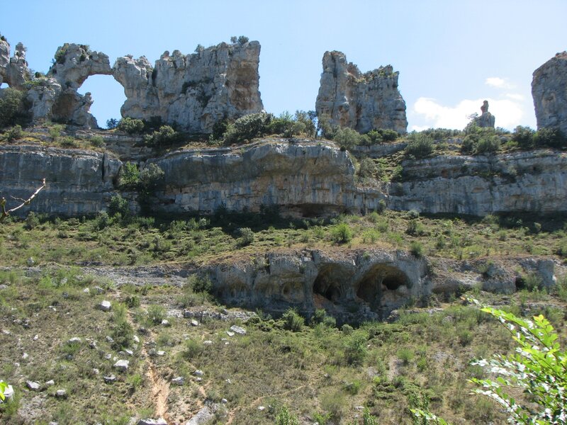 rock formations and natural arches