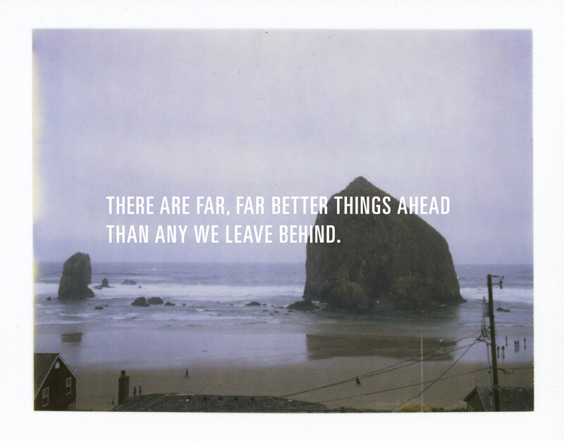 Rock Formations at Beach — Gray