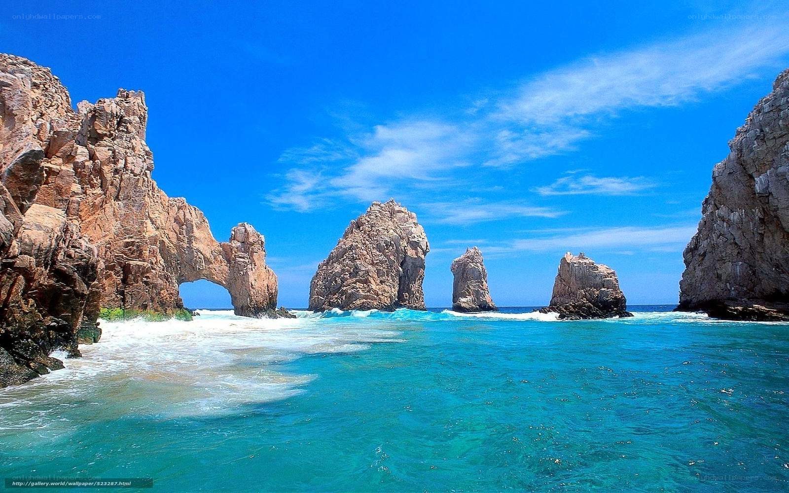 rock formations at cabo san lucas