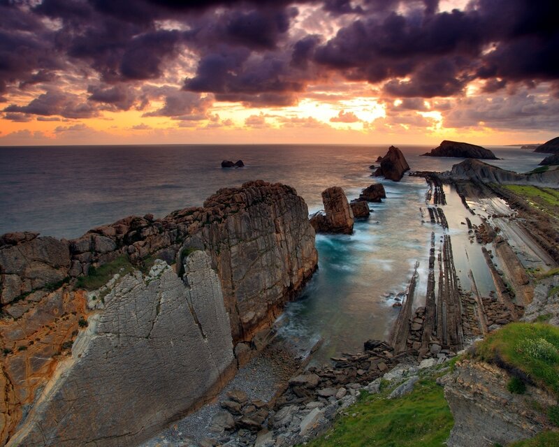 Rock Formations at Coast