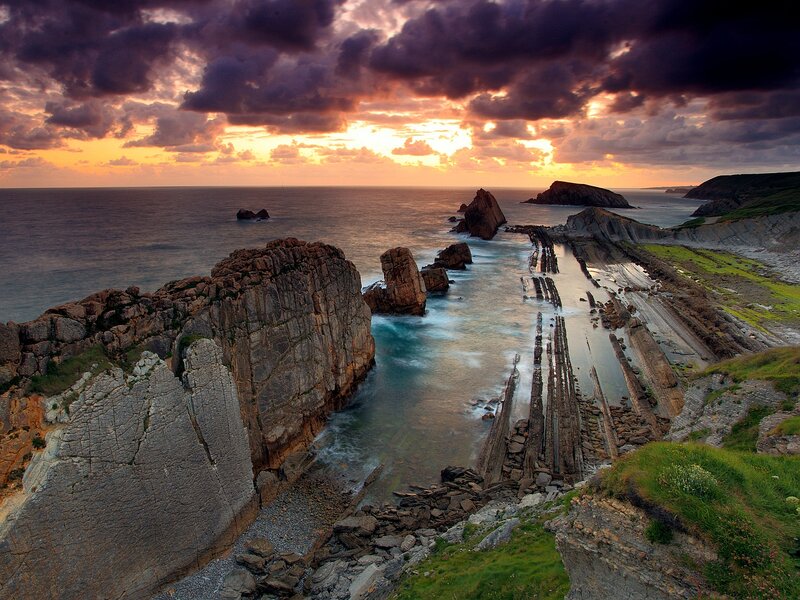 Rock Formations at Coastline