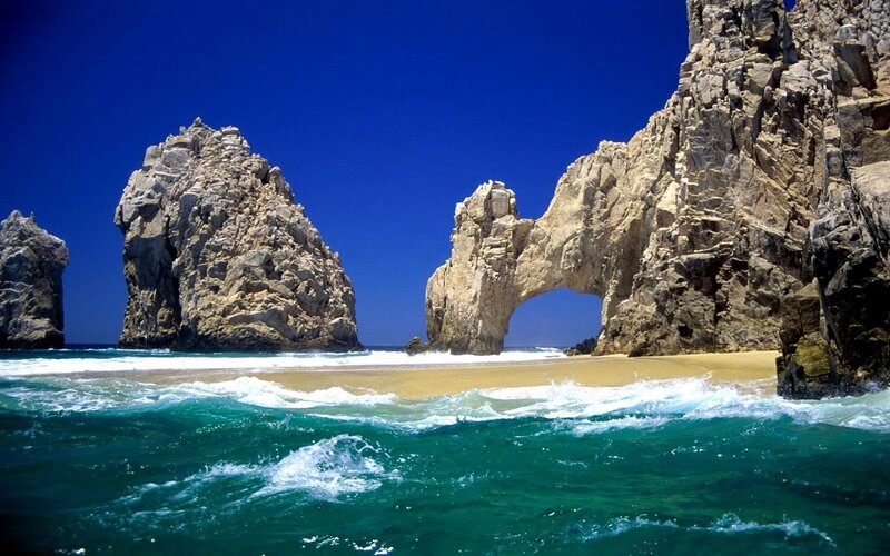 Rock formations at Los Cabos