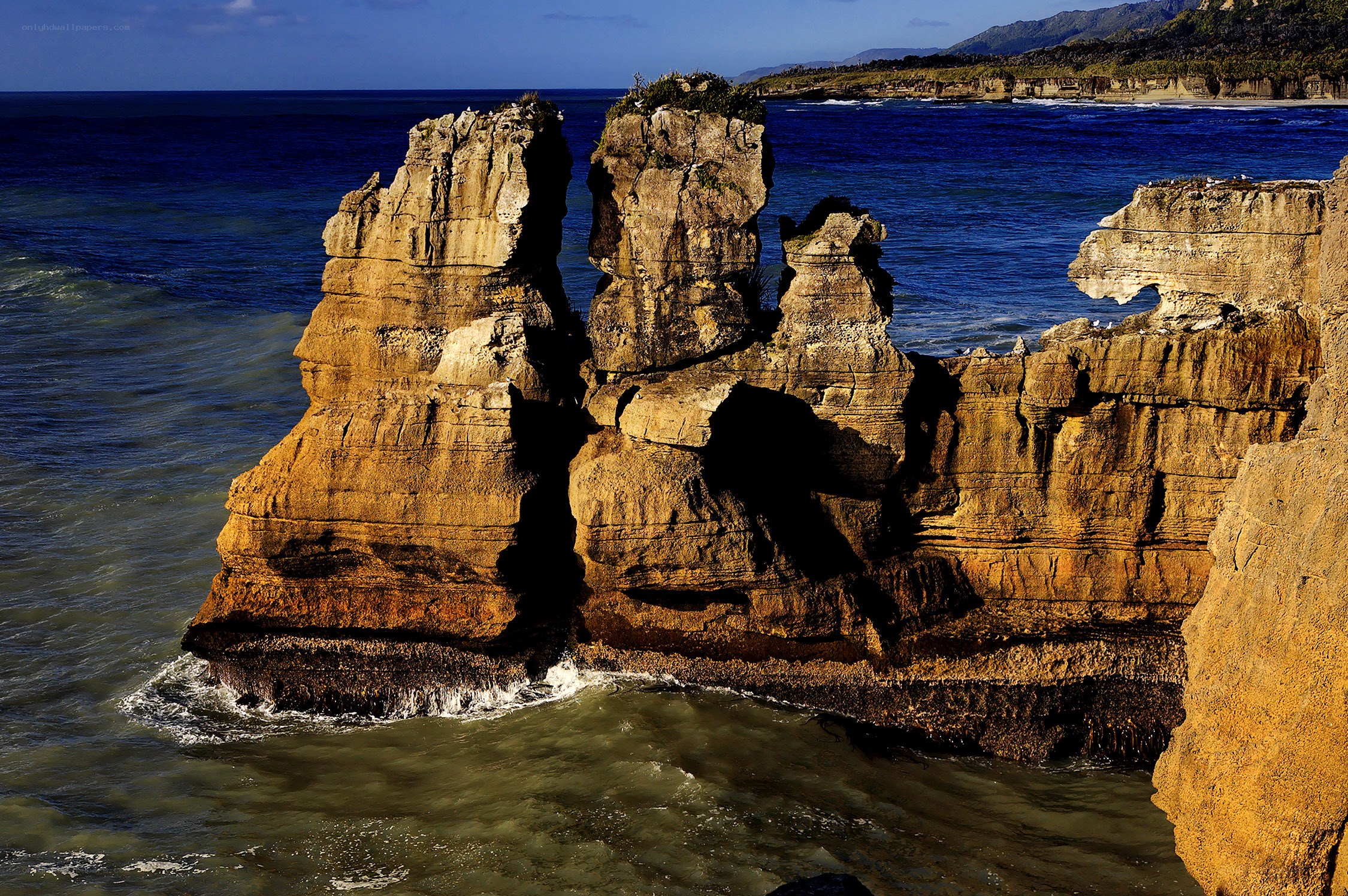 Rock formations at Punakaiki