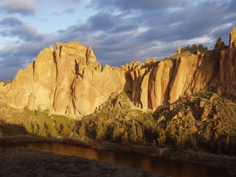 Rock Formations by River