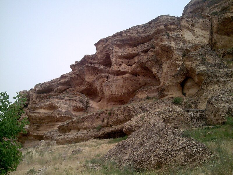 rock formations in a canyon