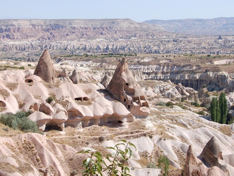 Rock Formations in Cappadocia — Beige, Arid