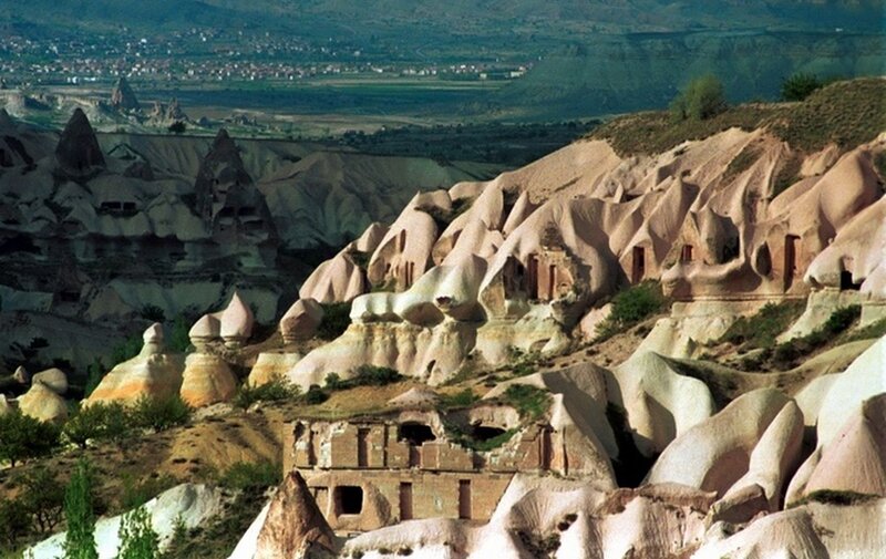 Rock Formations in Cappadocia — Beige, Serene