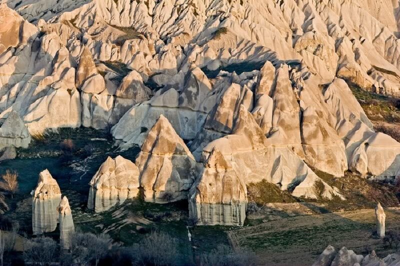 Rock Formations in Cappadocia — Beige
