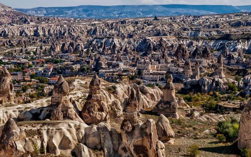 Rock Formations in Cappadocia — Brown
