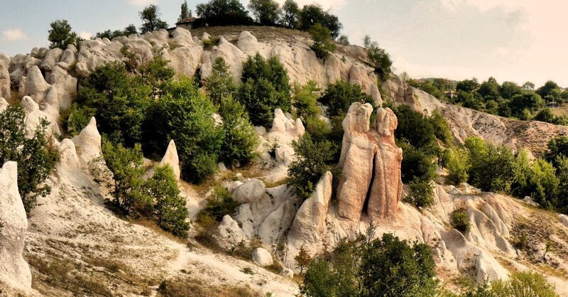 Rock Formations in Cappadocia — White