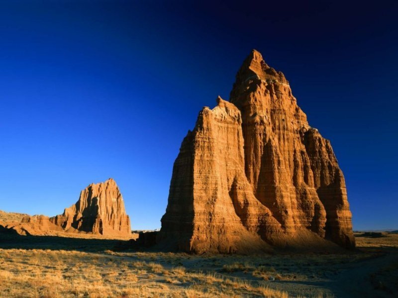 rock formations in desert