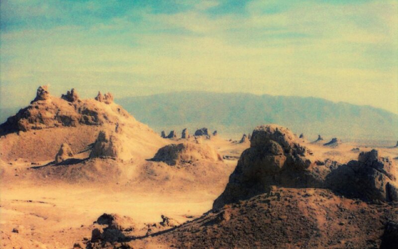 Rock Formations in Desert — Brown, Arid, Afternoon